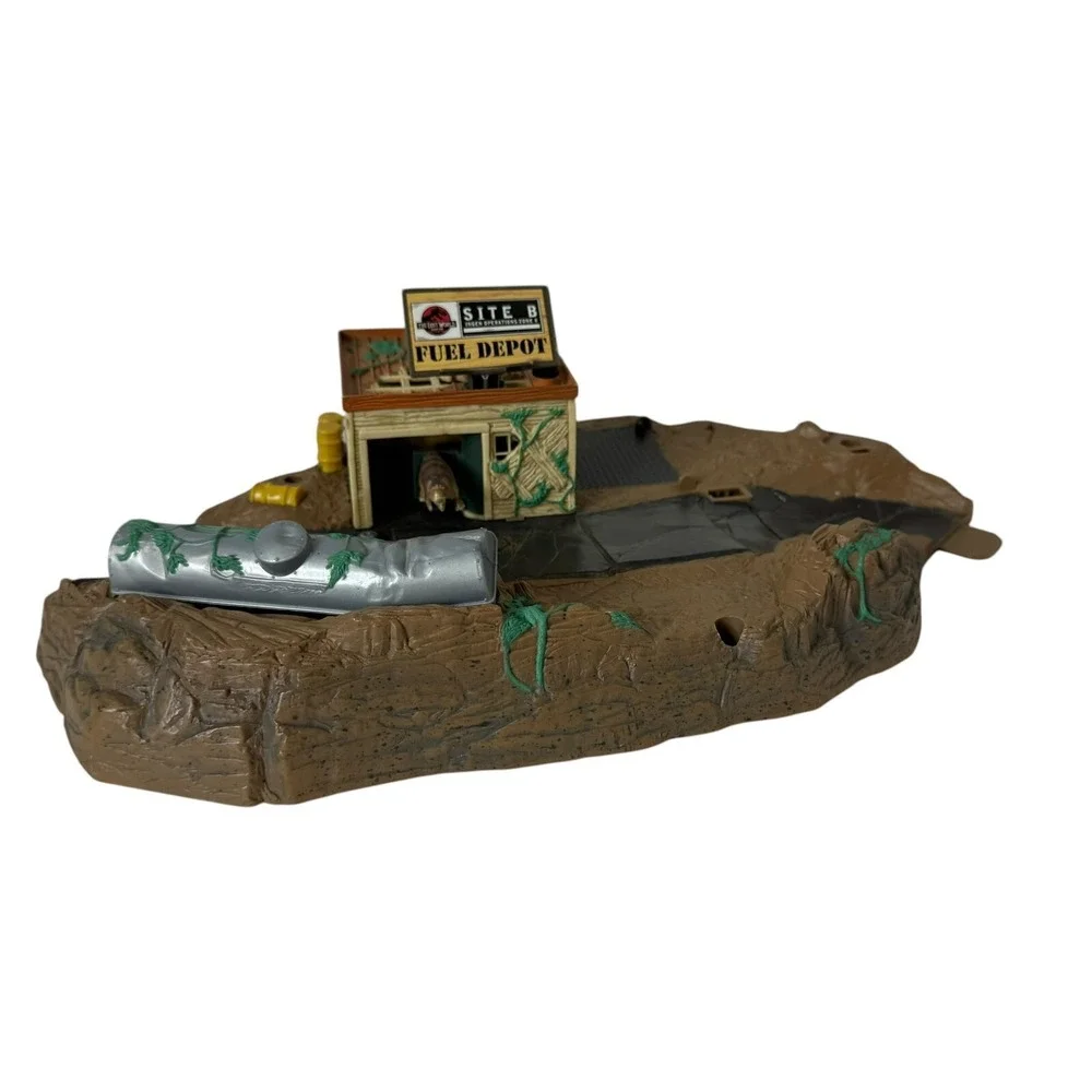 Jurassic Park The‎ Lost World Site B Fuel Depot Playset Matchbox 1997